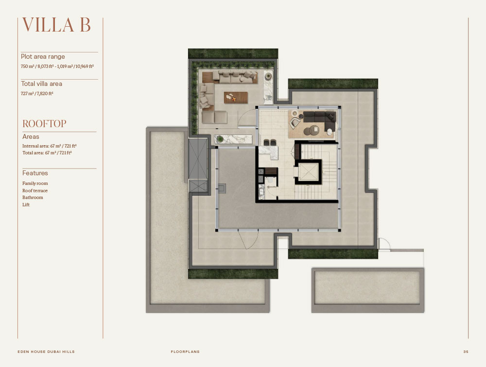 Eden House Dubai Hills Villas Floor plan