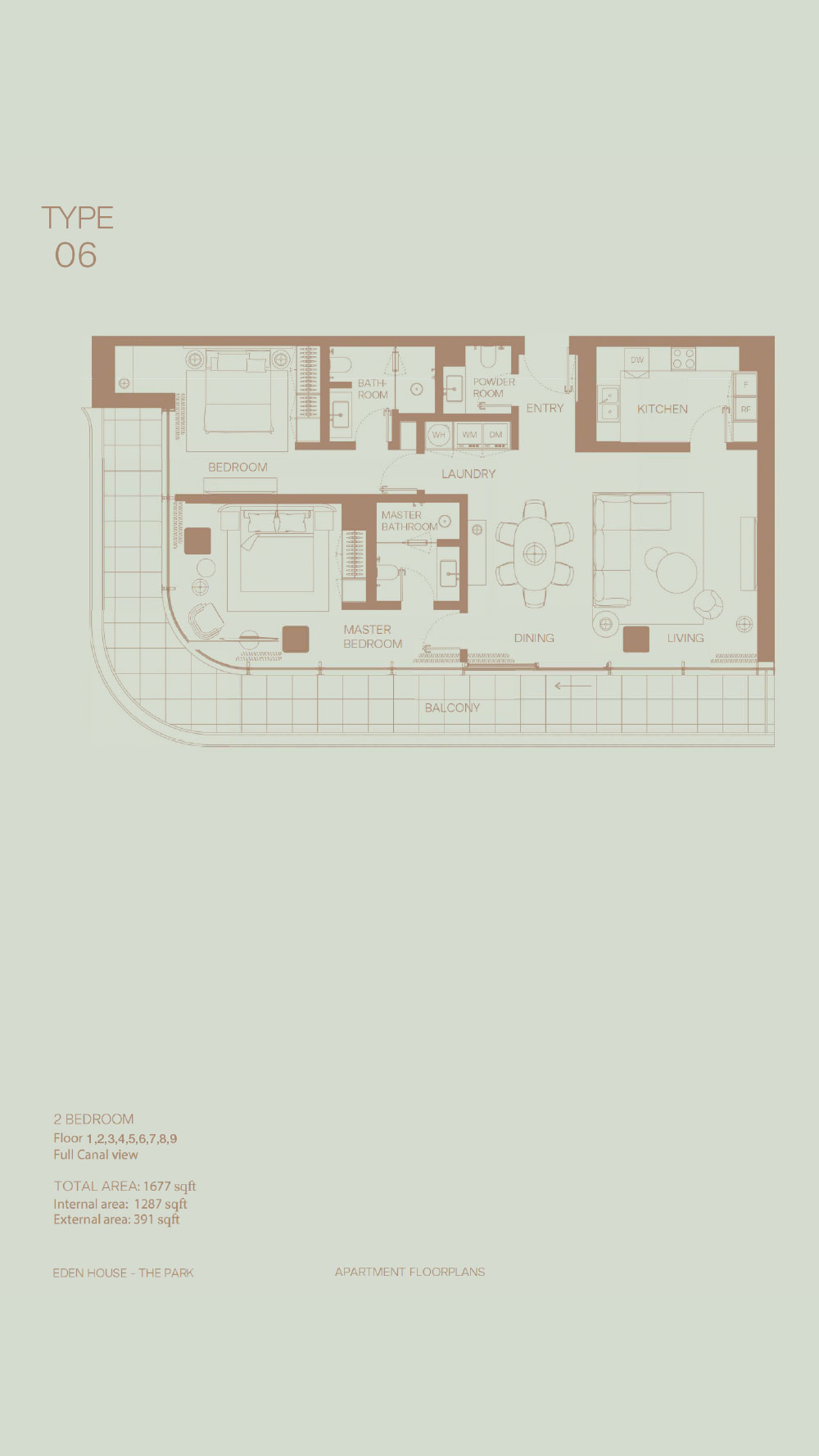 Eden house the park floor plan