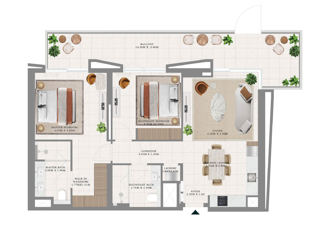 HILLSEDGE Dubai Hill Estate Floor Plan2