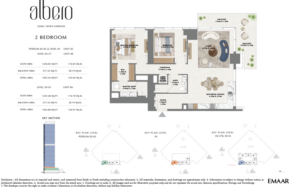 ALBERO DCH FLOORPLANS